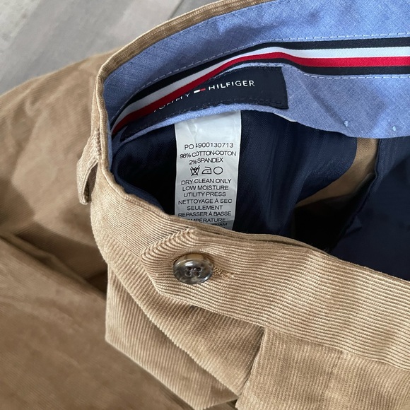 Tommy Hilfiger Men's Brown Corduroy Pants - Picture 4 of 9